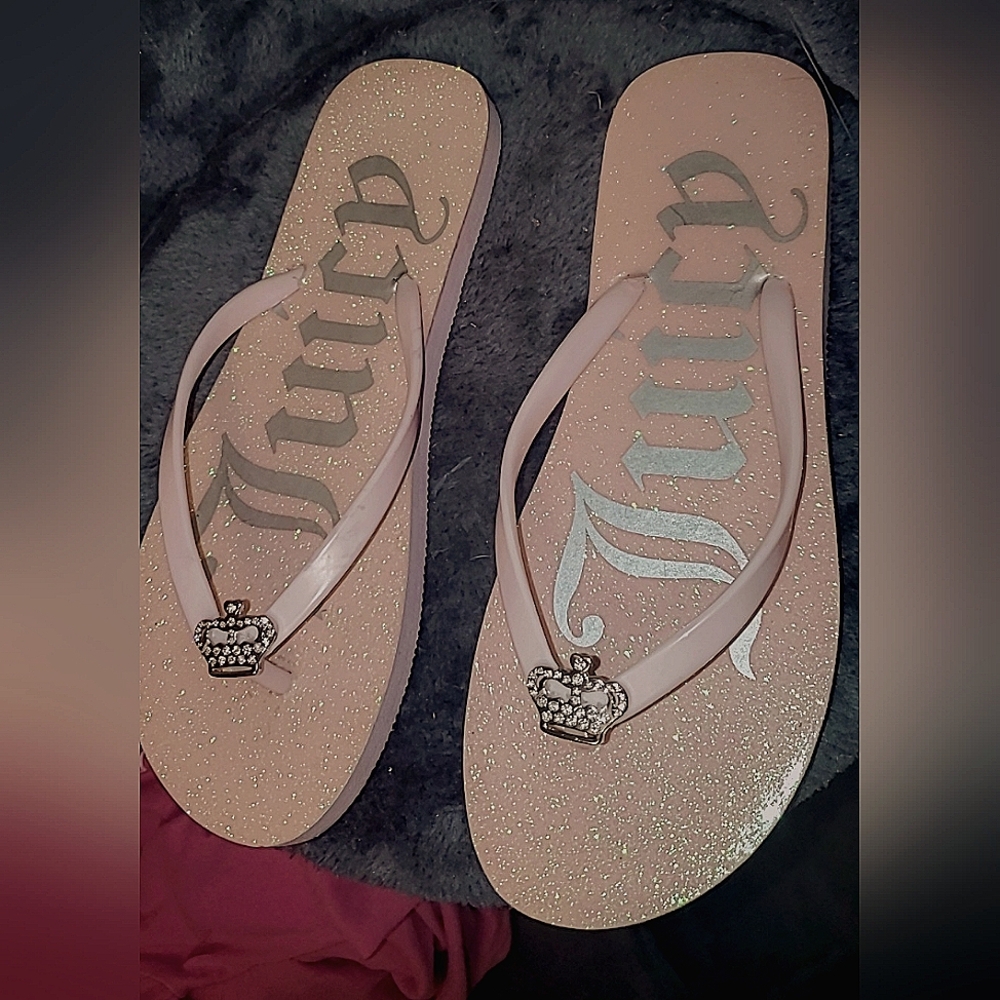 JUICY COUTURE Shoes crown pink SELENE BLUSH GLITTER